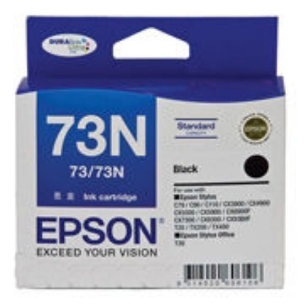 Picture of EPSON INK CARTRIDGE 73N BLACK