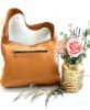 Picture of Genuine Leather Cowhide Shoulder Bag Tan & White