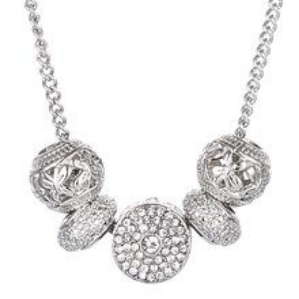 Picture of Silver Sahara Bead Necklace CZ