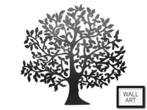 Picture of Tree Of Life Black Metal Wall Art