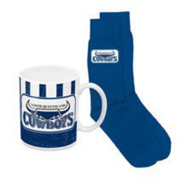 Picture of North Queensland Cowboys Mug & Sock Set