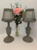 Picture of Metal & Glass Candle Holder